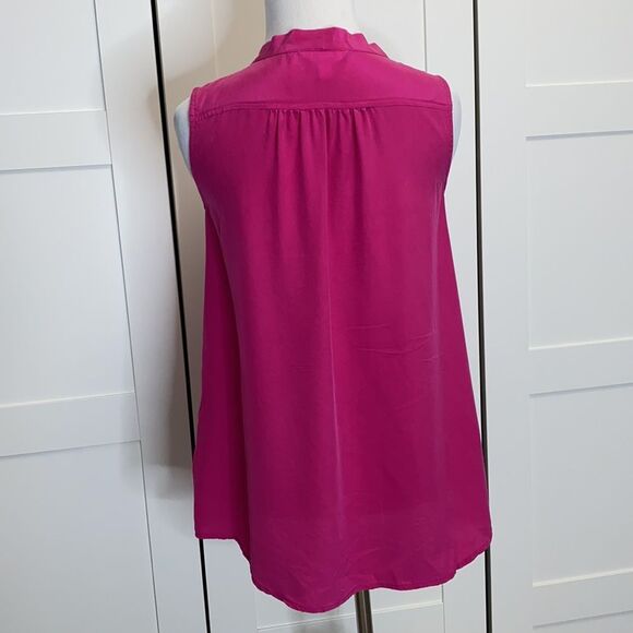 Lilly Pulitzer Raleigh Tie Top Berry Pink Small - Picture 5 of 5